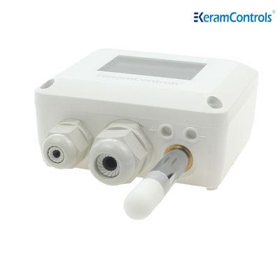 4-20mA van de de Druksensor HVAC van de Vochtigheidstemperatuur de Temperatuur & de Vochtigheidszender