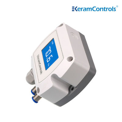 KDP210Q RS485 LCD-display HVAC-differentiële druktransmitter voor commerciële gebouwen
