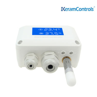 Van de Zenderstemperaturen van de Luchtleidings de Opgezette Sensor Vochtigheid RS485 IP65