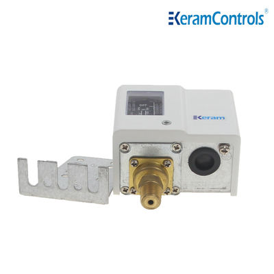 Keram-besturingen Aanpasbare drukschakelaars Sensor voor drukmonitoring Media Lucht of vloeistof Maximaal spanning 250V